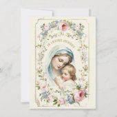 Faire-part Prière commémorative des funérailles catholiques (Devant)