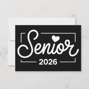 Faire-part Promotion 2026 Étudiant en Terminale Diplômé du Cœ