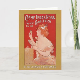 Faire-part Publicité de beauté vintage