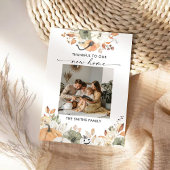 Faire-part Pumpkins Thanksgiving Flat Announcement Card