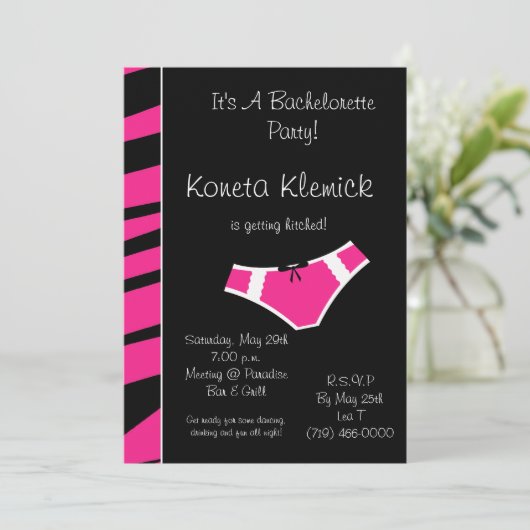 Faire-part purbeng1, pink_panties, C'est un Bachelorett... (Debout devant)