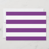 Faire-part Purple Aquarelle Pinceau Script Photo Graduation (Dos)