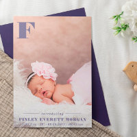 Purple moderne Initiale Introduction nouvelle phot