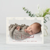 Faire-part Puzzle Collage bébé Photo annonces de naissance (Debout devant)