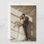 Faire-part QR Code Heureusement Jamais après le Mariage de sc (Devant)