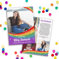 Rainbow Cartoon Sparkles 5 Photos Graduation
