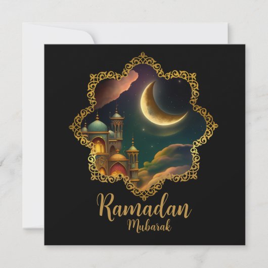 FAIRE-PART RAMADAN MUBARAK KAREEM 2024 (Devant)