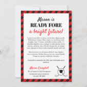 Faire-part Ready Fore Bright Future Golf Graduation (Dos)