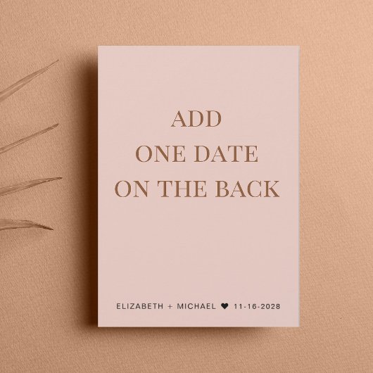 Faire-part Réception de mariage rose vif Enregistrer la date
