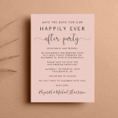 Faire-part Réception de mariage rose vif Enregistrer la date