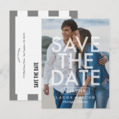 Faire-part Recouvrement En Gras Enregistrer La Carte Postale  (Devant / Derrière)