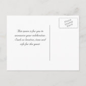 Faire-part Red Train Enregistrer La Carte Postale Date (Dos)