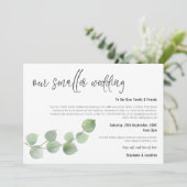 Faire-part Réduction de mariage, scénario de réduction de tai (Debout devant)