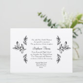 Faire-part Régal ou Invitation (Debout devant)