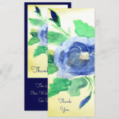 Faire-part Remerciements aux invités du mariage (Devant / Derrière)