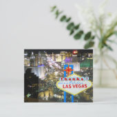 Faire-part Remerciements de mariage à Las Vegas de la part de (Debout devant)