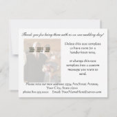 Faire-part Remerciements de mariage à Las Vegas de la part de (Dos)