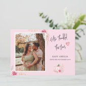 Faire-part Remerciements supplémentaires | Fall Baby Faire-pa (Debout devant)