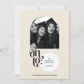 Faire-part Remise de diplômes de lycée de la promotion 2025 à (Devant)