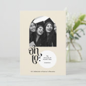 Faire-part Remise de diplômes de lycée de la promotion 2025 à (Debout devant)