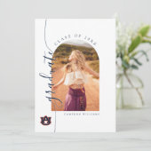 Faire-part Remise des diplômes de l'Université d'Auburn – Tig (Debout devant)