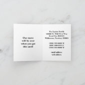 Faire-part Remorque à cheval - Western Changement d'adresse (Intérieur)