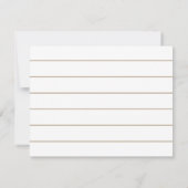 Faire-part Remplacement du Mariage de fenêtre Chic Modifier l (Dos)