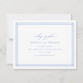 Faire-part Remplacement du Mariage de fenêtre Chic Modifier l (Devant)