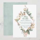 Faire-part Reporter notre rendez-vous | Report dû au Corona V (Devant / Derrière)