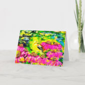 Faire-part Repose sur les consoeurs violets<Blank Inside> (Devant)