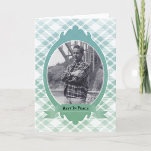 Faire-part reposer dans les annonces commémoratives de paix