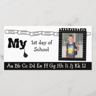 Faire-part Retour à l'école photo