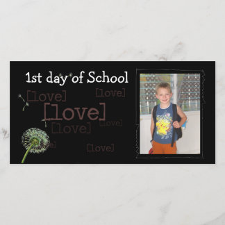 Faire-part Retour à l'école photo