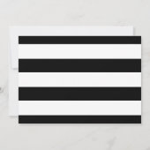 Faire-part Retro Bold Typographie noir Modifier la date (Dos)