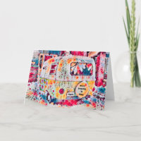 Rétro Caravane Roulotte Camping-Car en Mouvement