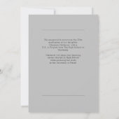 Faire-part Retro simple une graduation photo (Dos)