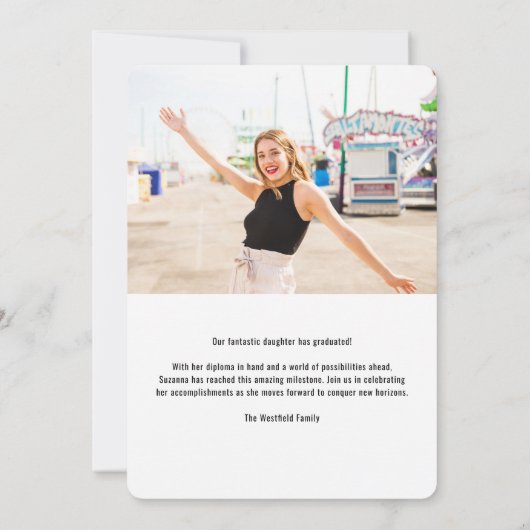 Faire-part Retro Super Pastel 2 - Diplôme photo (Dos)