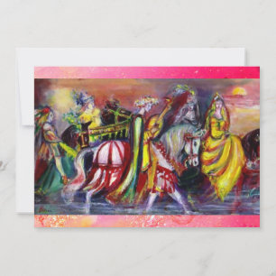 Faire-part RIDEAUX DE CHEVAL, MUSIQUE DE NUIT, Étincelles d'o