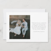 Faire-part Rien De Fancy Just Love Script Mariage photo (Dos)