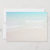Faire-part Rivage Épargnez la Date Dollar de Sable (Dos)