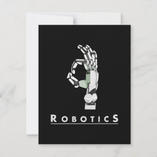 Faire-part Robotique vintage main Robotique Lover Drôle cadea