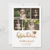 Faire-part Romantic Botanical Kindergarten Grad 5-Photo (Devant)