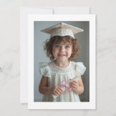 Faire-part Romantic Botanical Kindergarten Grad 5-Photo (Dos)