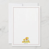 Faire-part romantique d'automne (Dos)