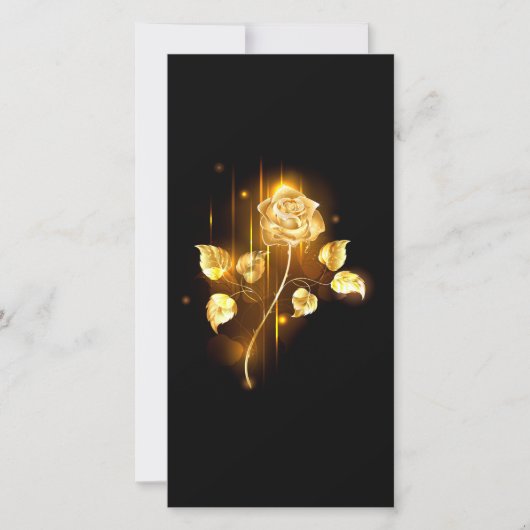 Faire-part Rose d'or ( rose d'or ) (Devant)
