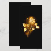 Faire-part Rose d'or ( rose d'or ) (Devant / Derrière)