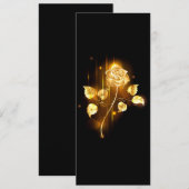 Faire-part Rose d'or ( rose d'or ) (Devant / Derrière)