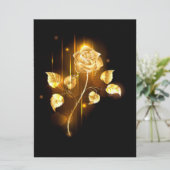 Faire-part Rose d'or ( rose d'or ) (Debout devant)