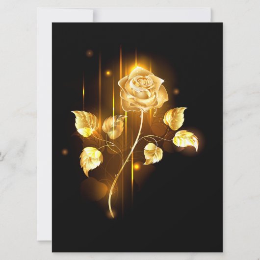 Faire-part Rose d'or ( rose d'or ) (Devant)