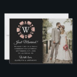 Faire-part Rose Gold Monogram Poker Chip Casino Mariage<br><div class="desc">Faites savoir à tout le monde que vous l'avez fait, vous vous êtes marié avec style avec ces cartes de faire-part mariages modernes et très tendance. Le design est facile à personnaliser avec votre libellé d'événement spécial et votre famille et vos amis seront enchantés quand ils reçoivent ces fabuleuses cartes...</div>